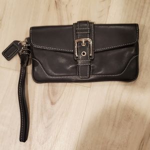 Black Coach Wristlet